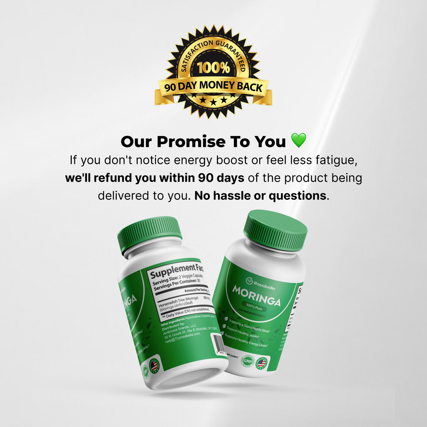 Rosabella Moringa BOGO for Low Energy & Fatigue