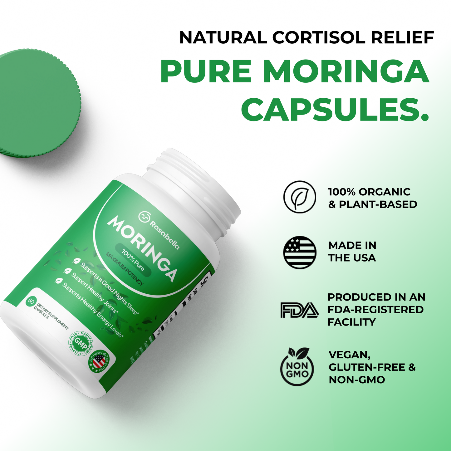 Rosabella Moringa BOGO for Low Energy & Fatigue