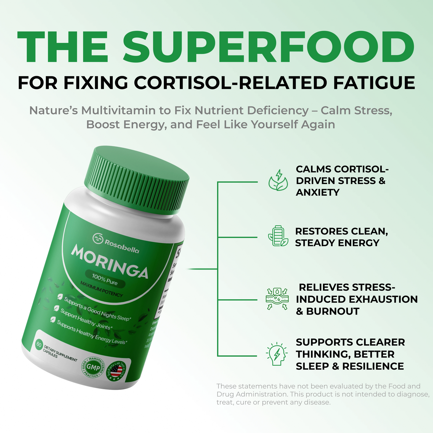 Rosabella Moringa BOGO for Low Energy & Fatigue