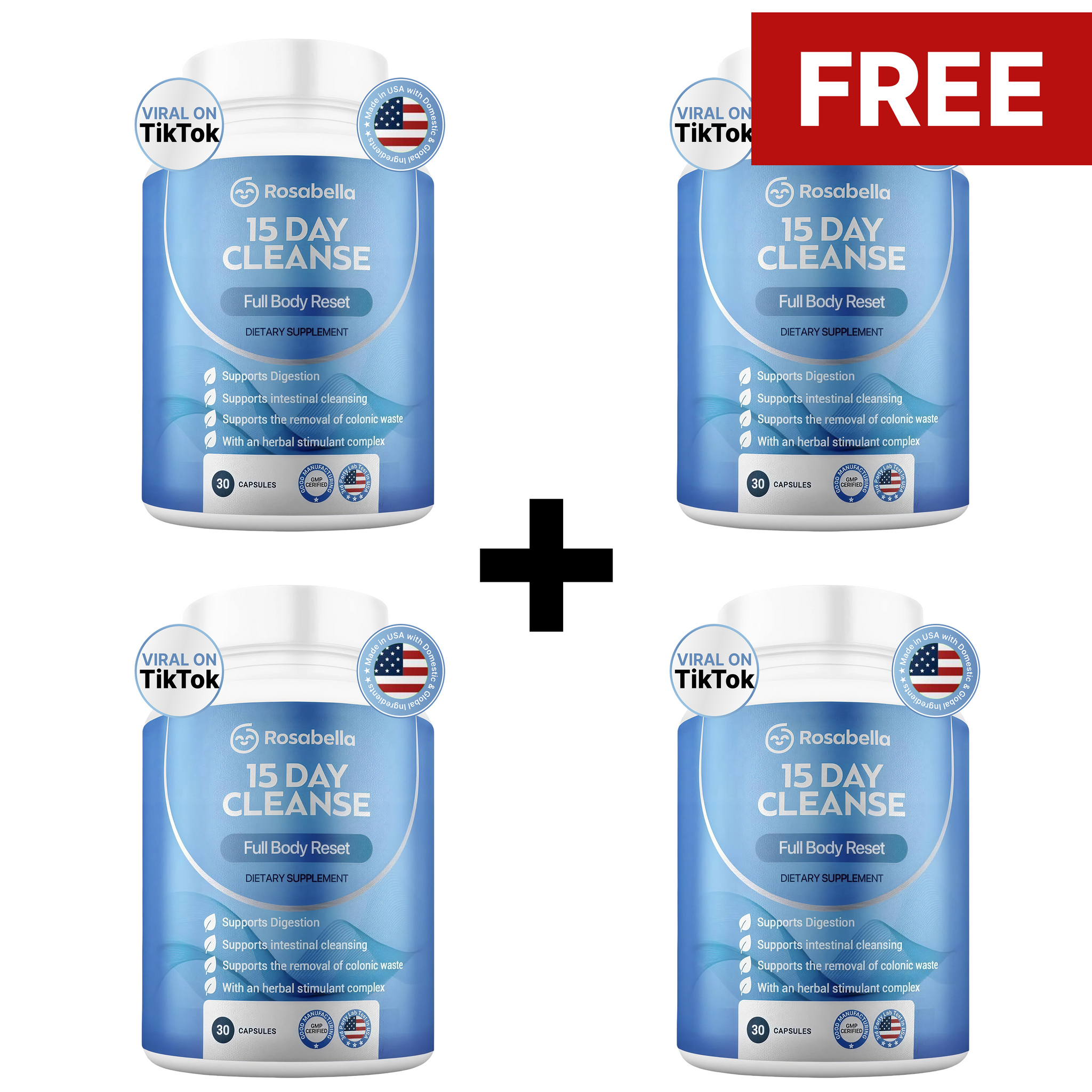 Rosabella 15 Day Colon Cleanse BOGO
