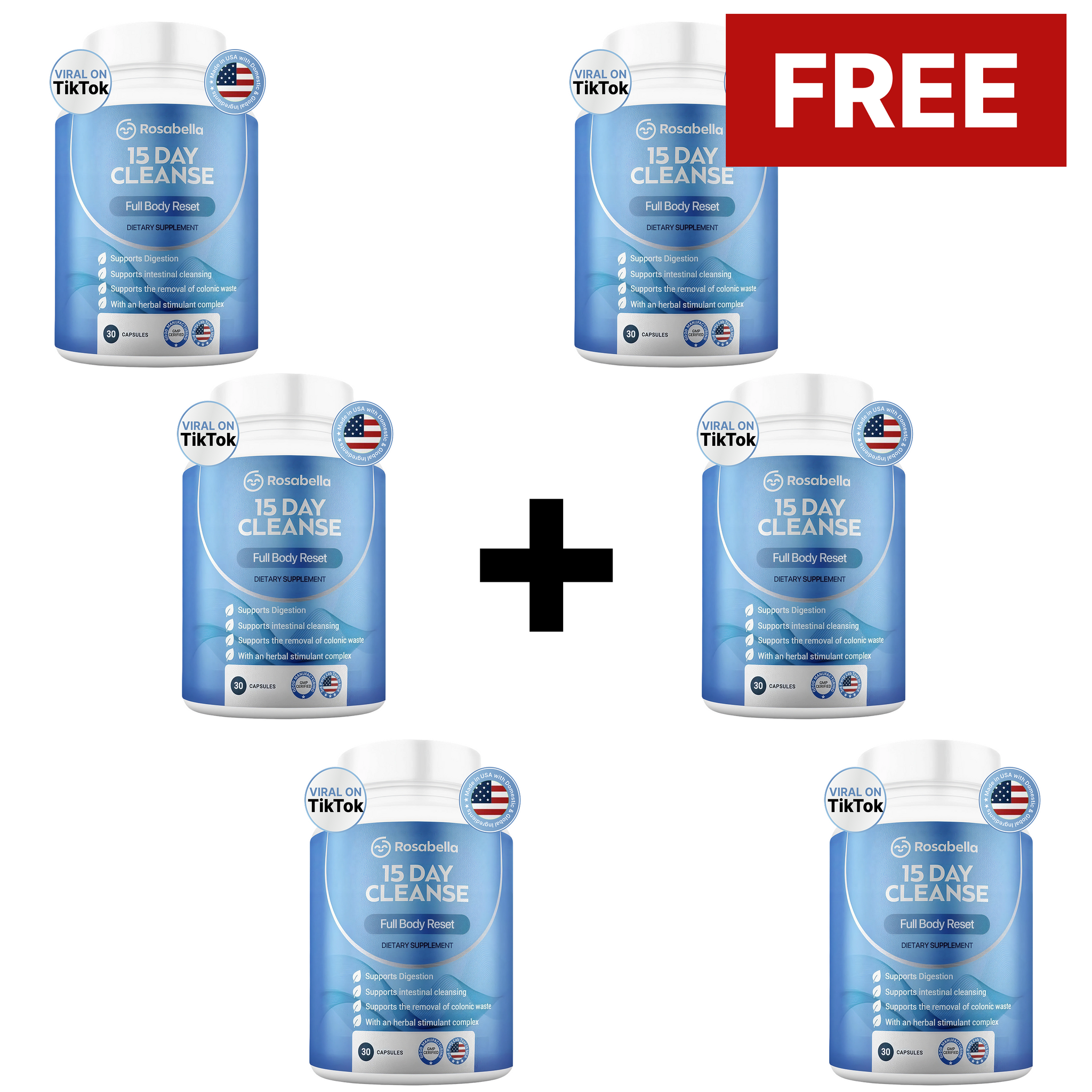 Rosabella 15 Day Colon Cleanse BOGO