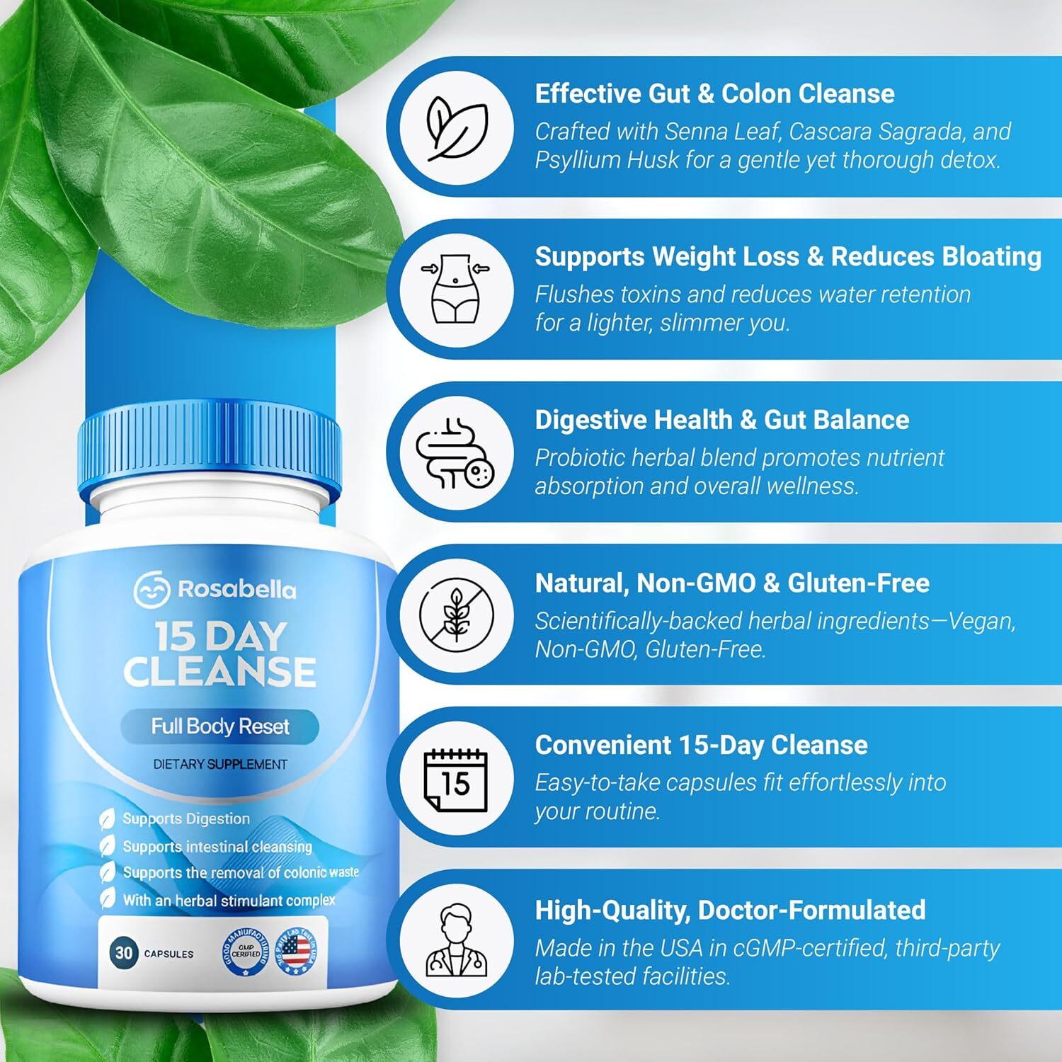 Rosabella 15 Day Colon Cleanse