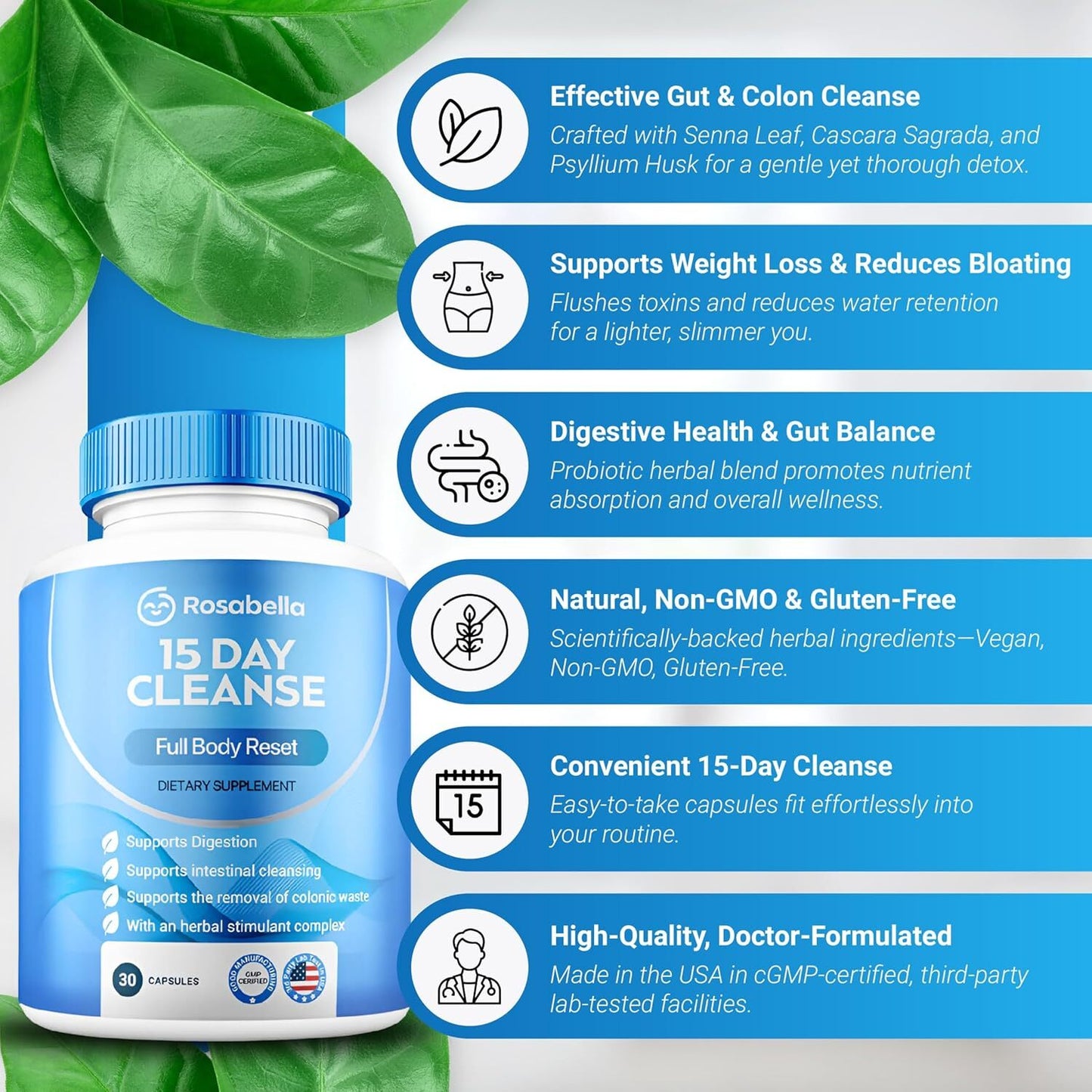 Rosabella 15-Day Colon Cleanse