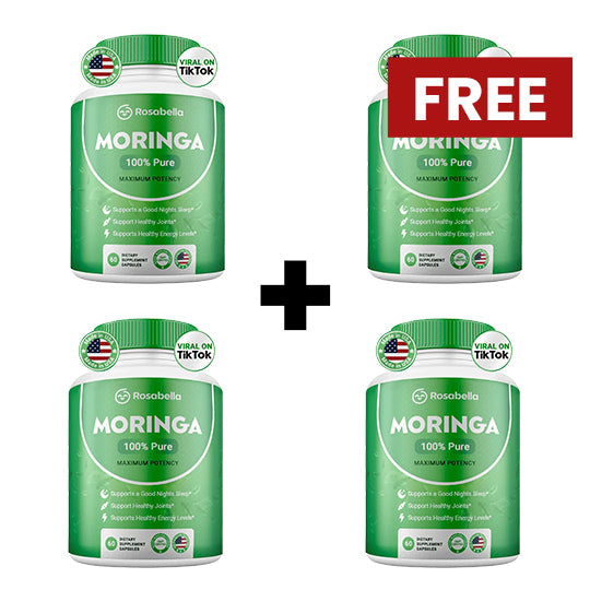 Rosabella Moringa Powder Capsules BOGO