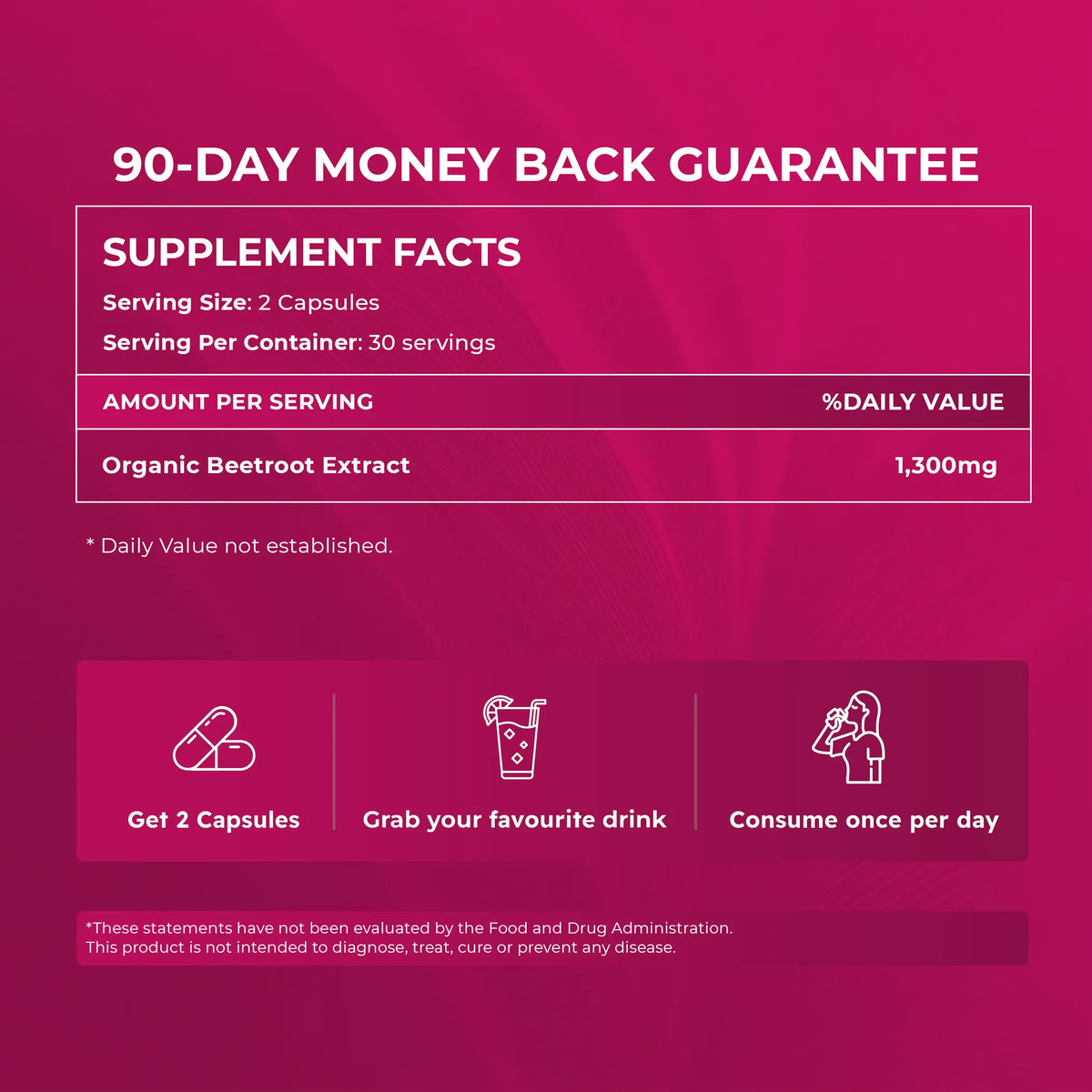 Rosabella Organic Beetroot Capsules Bogo
