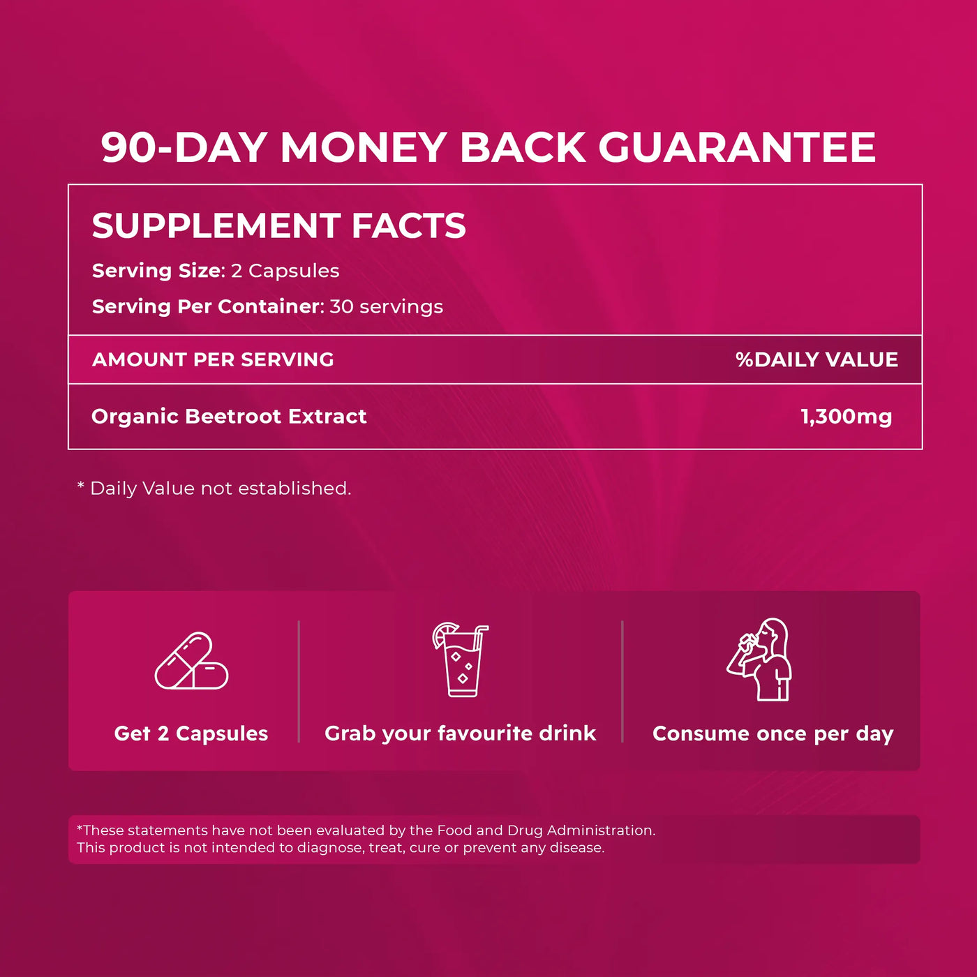 Rosabella Organic Beetroot Capsules Bogo