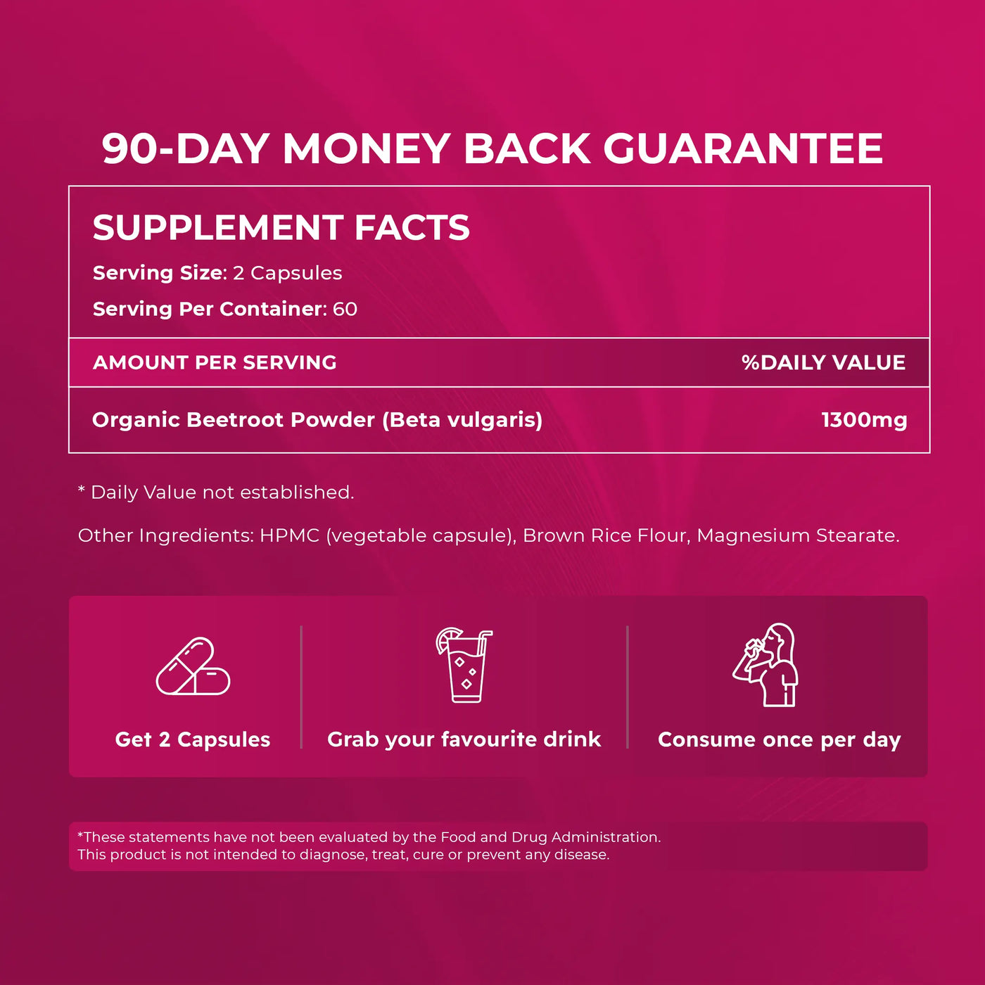 Rosabella Organic Beetroot Capsules Bogo