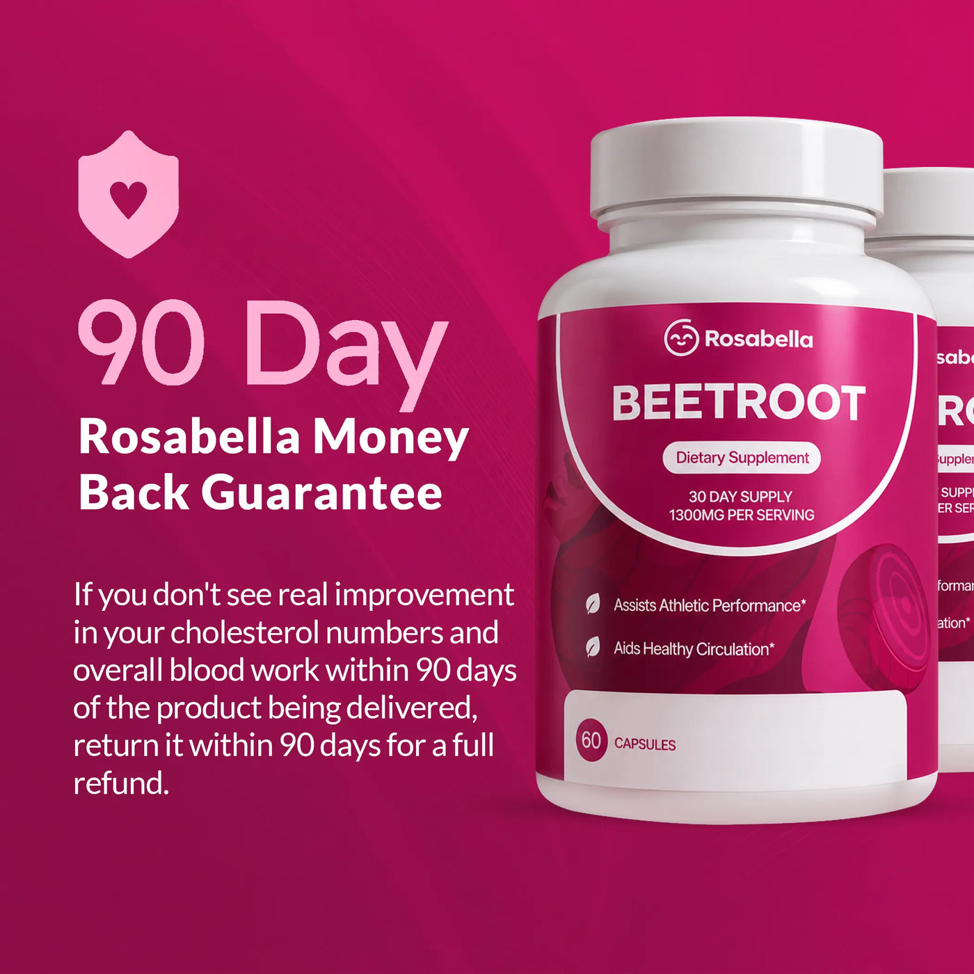 Rosabella Organic Beetroot Capsules Bogo