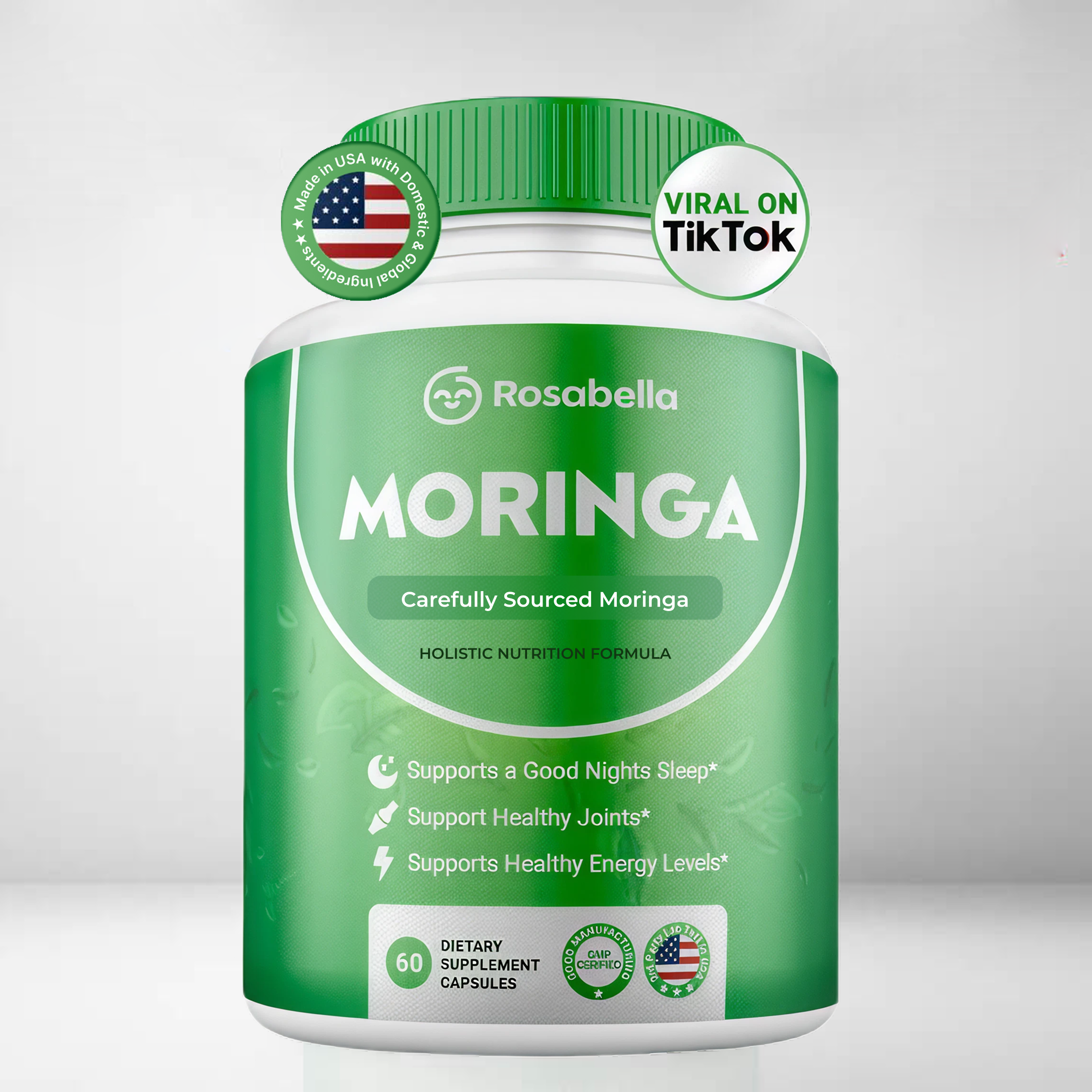 Rosabella Moringa Powder Capsule