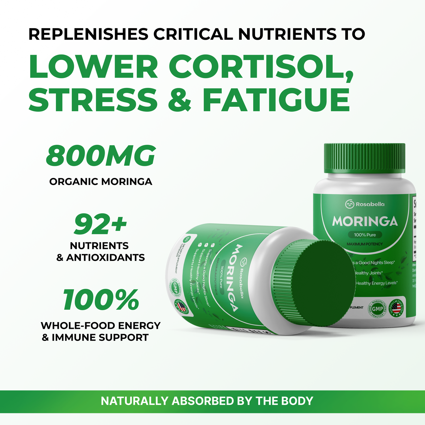 Rosabella Moringa BOGO for Low Energy & Fatigue