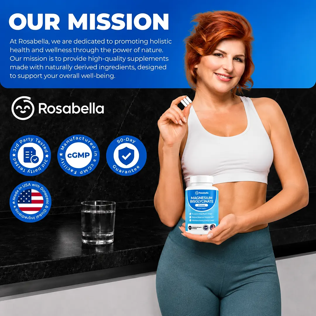 Rosabella Magnesium Bisglycinate Capsules