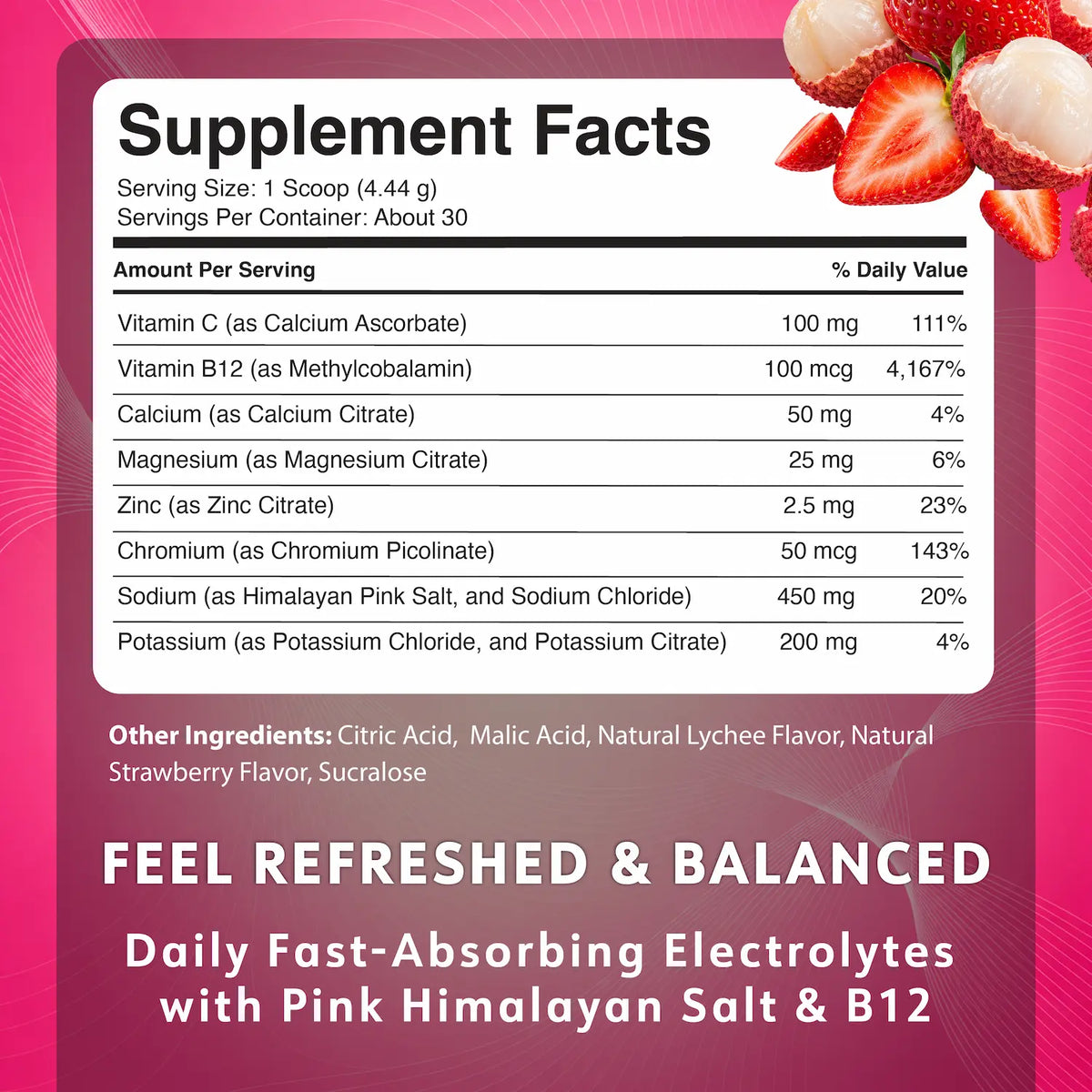 Rosabella Electrolyte Drink Powder
