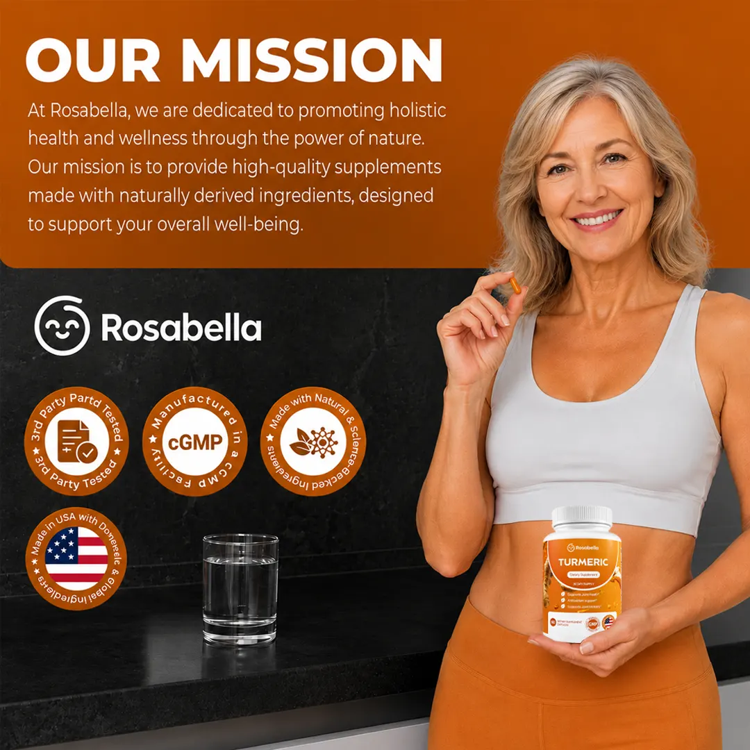 Rosabella Turmeric Curcumin Capsules