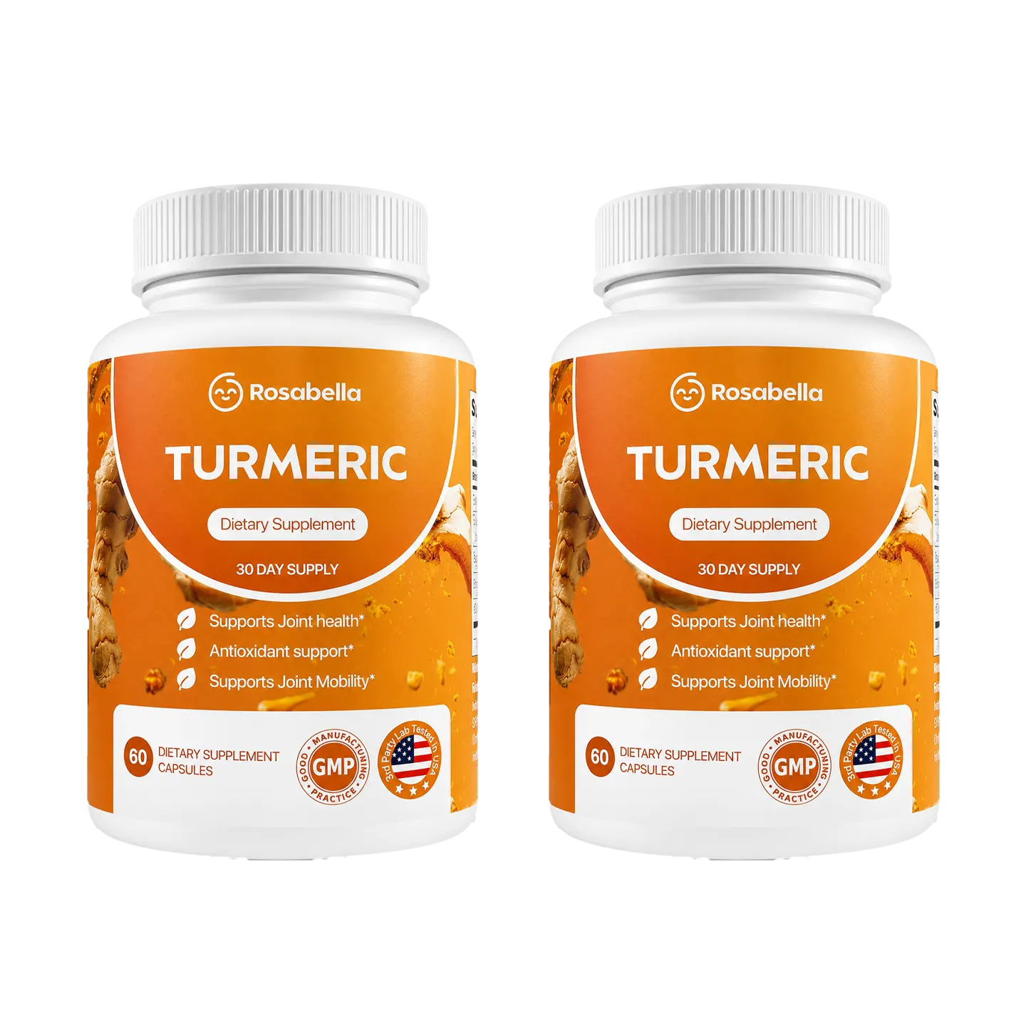 Rosabella Turmeric Curcumin Capsules