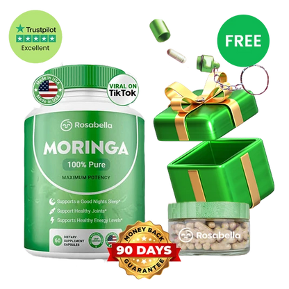 Rosabella Moringa Powder Capsules