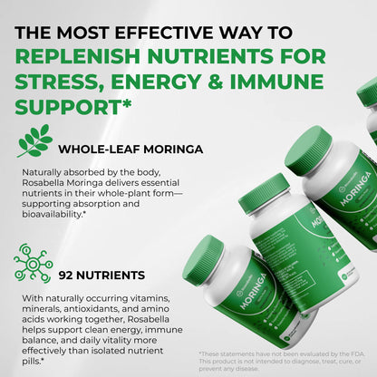 Rosabella Moringa Powder Capsule