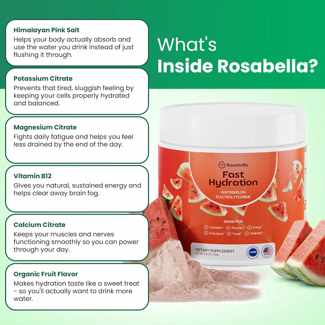 Rosabella Electrolyte Drink Powder 2x