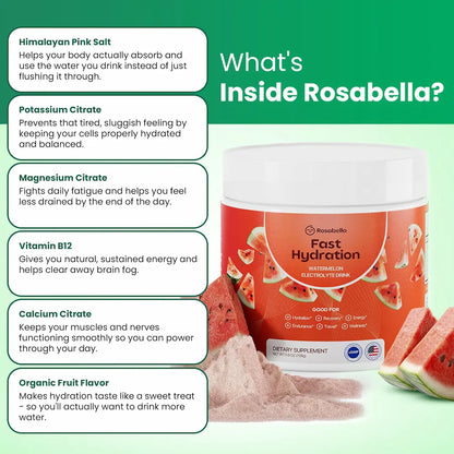 Rosabella Electrolyte Drink Powder 1x