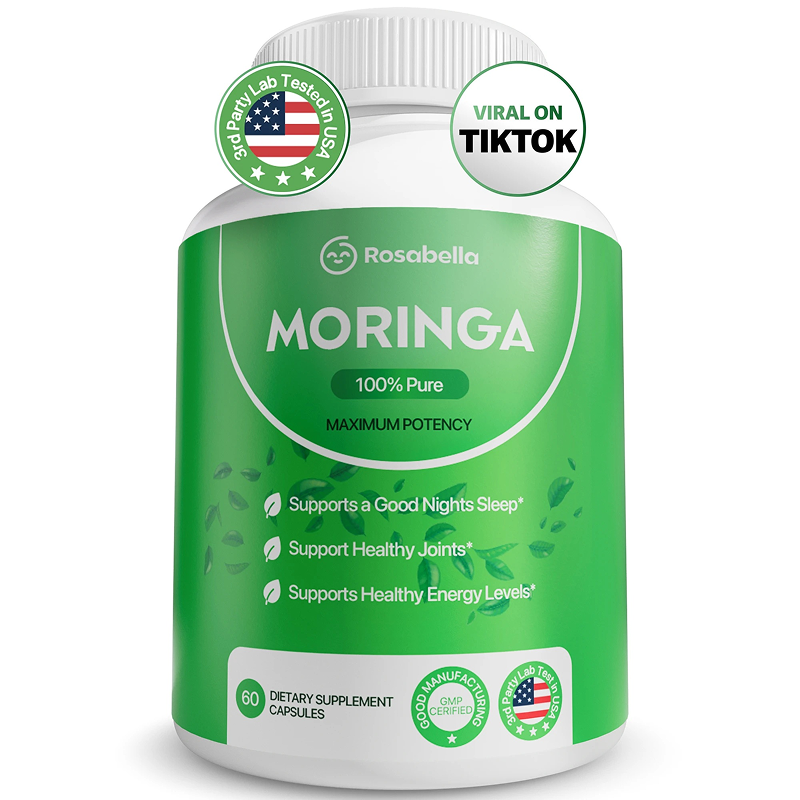 Rosabella Moringa Powder Capsules BOGO+