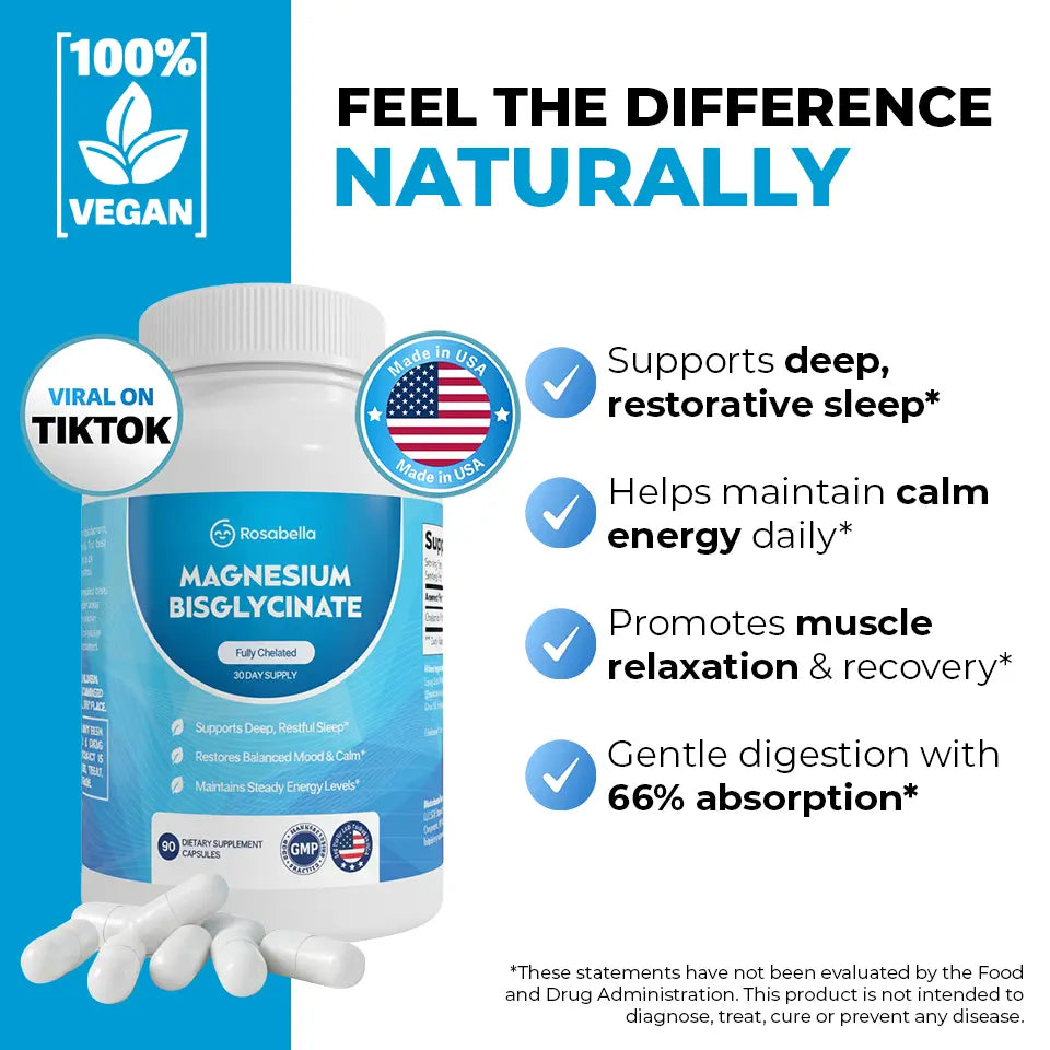 Rosabella Magnesium Capsules BOGO