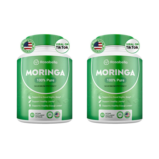 Moringa Capsule Pure Powder Organic Leaf Oleifera 1000mg 100% Rosabella - Foto 1