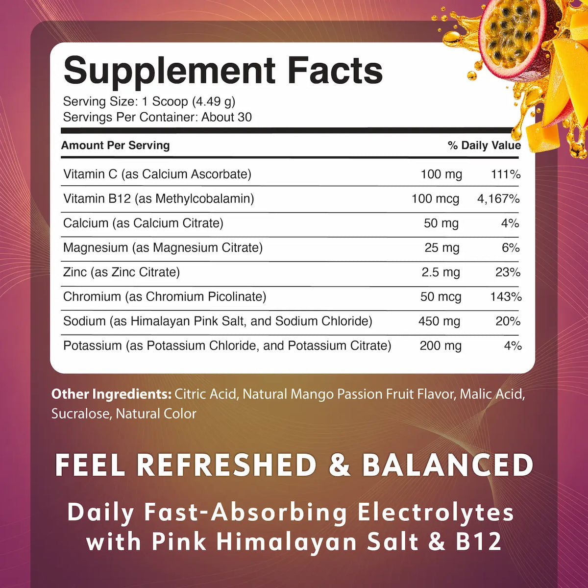 Rosabella Electrolyte Drink Powder