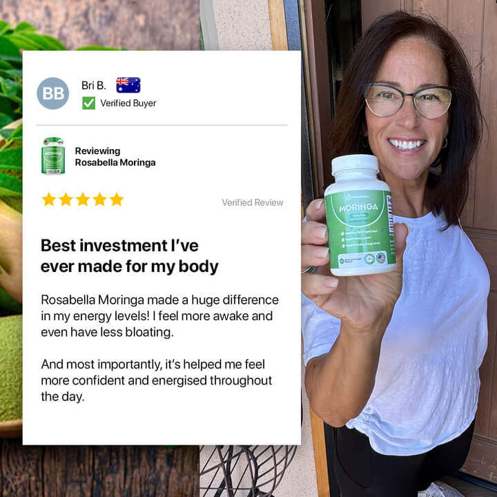 Rosabella Moringa Powder Capsules