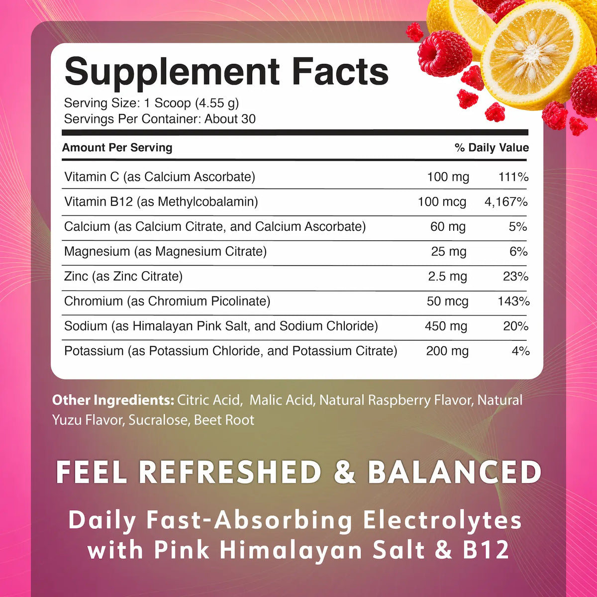 Rosabella Electrolyte Drink Powder